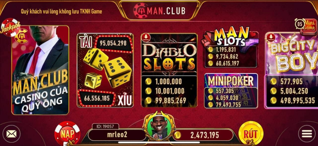 Slot game Manclub