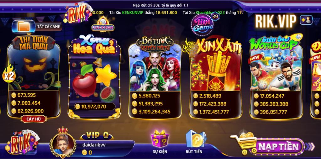 Slot game rikvip