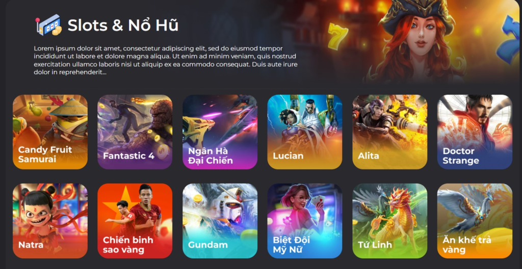 Slot game hấp dẫn