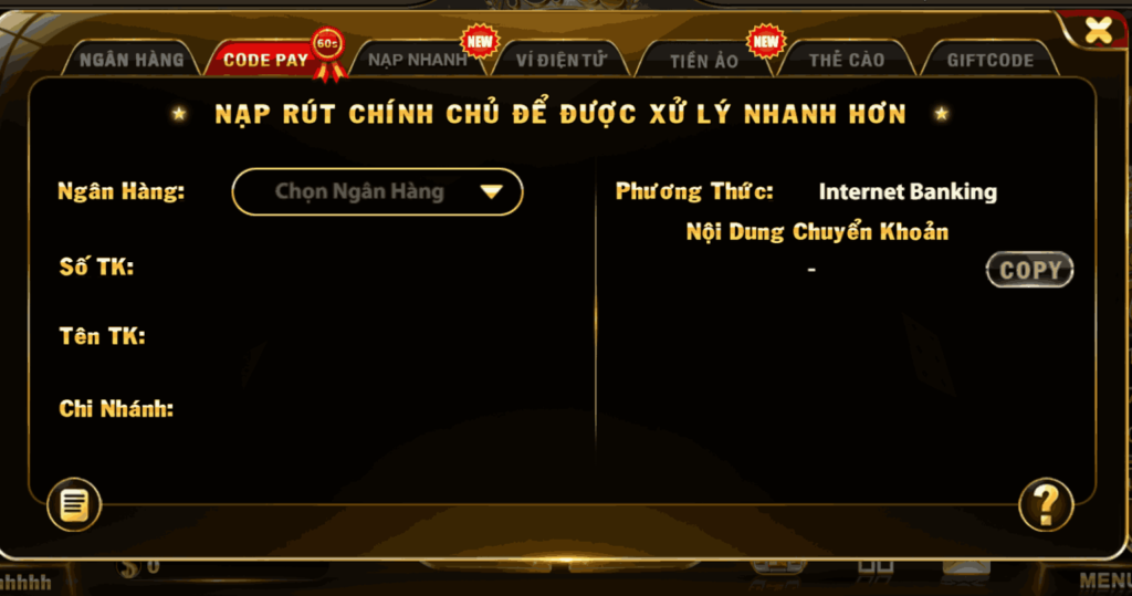 Nạp tiền top88