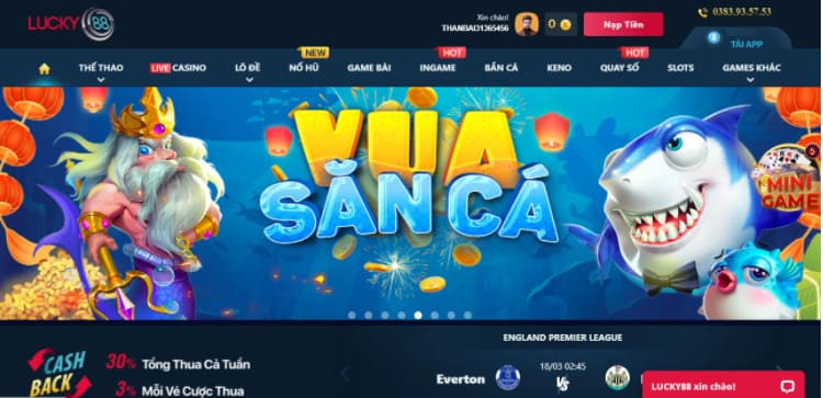 Trang cá độ bóng đá Lucky88