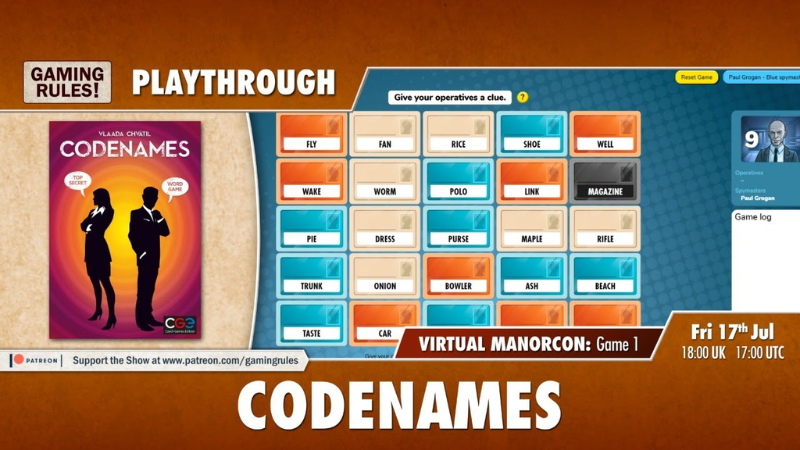 Game văn phòng Codenames