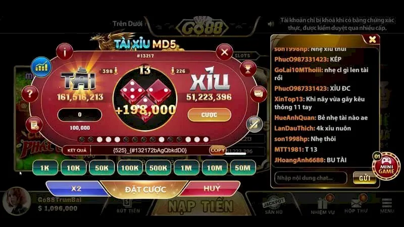 Tài xỉu online MD5